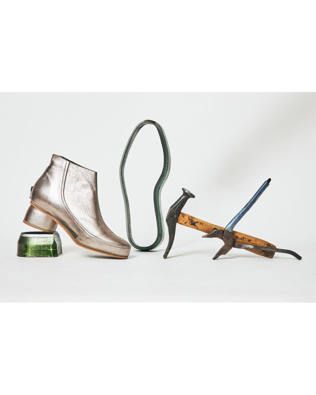 Mafalda Metallic Aphrodite Ankle Boots