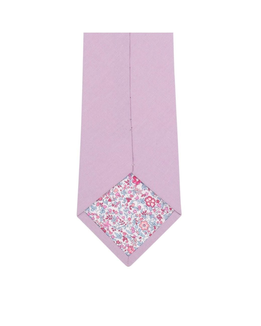 LE COLONEL Purple Heather Tie for men