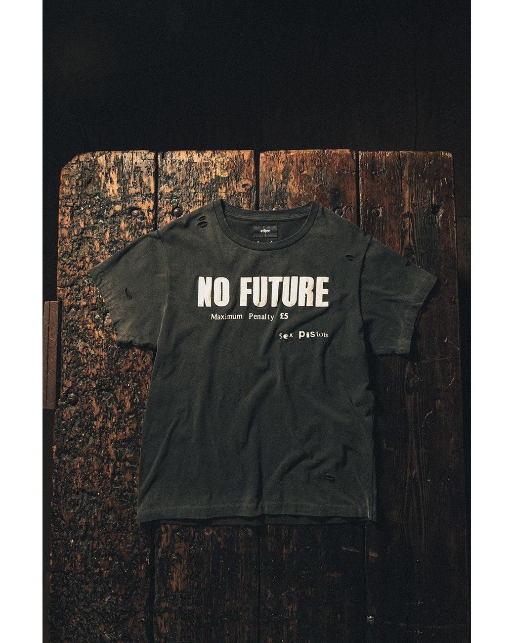 Other Uk Black Sex Pistols No Future Vintage T-Shirt for men