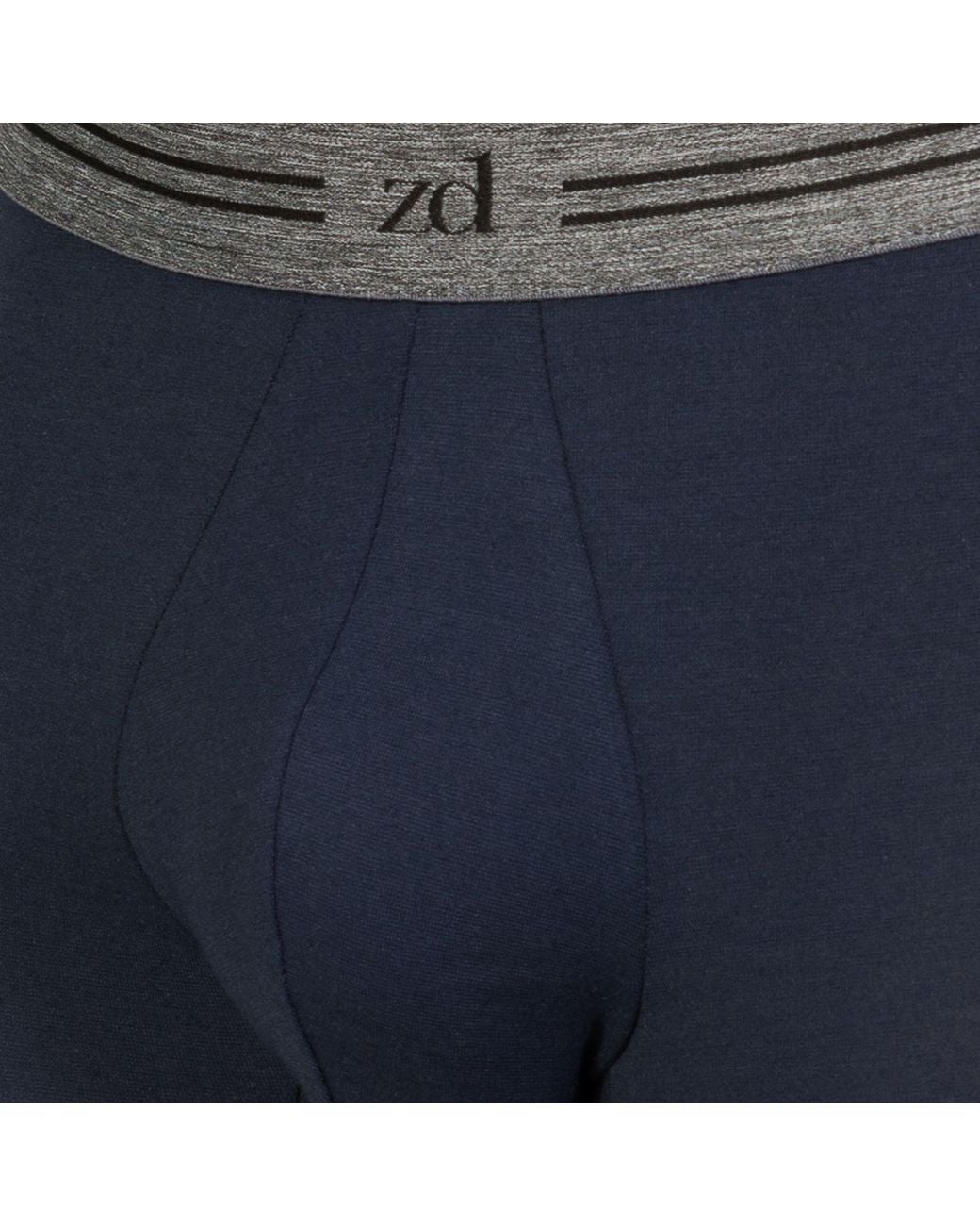Zd - Zero Defects Blue Atenas Trunk Boxer Egyptian Cotton for men