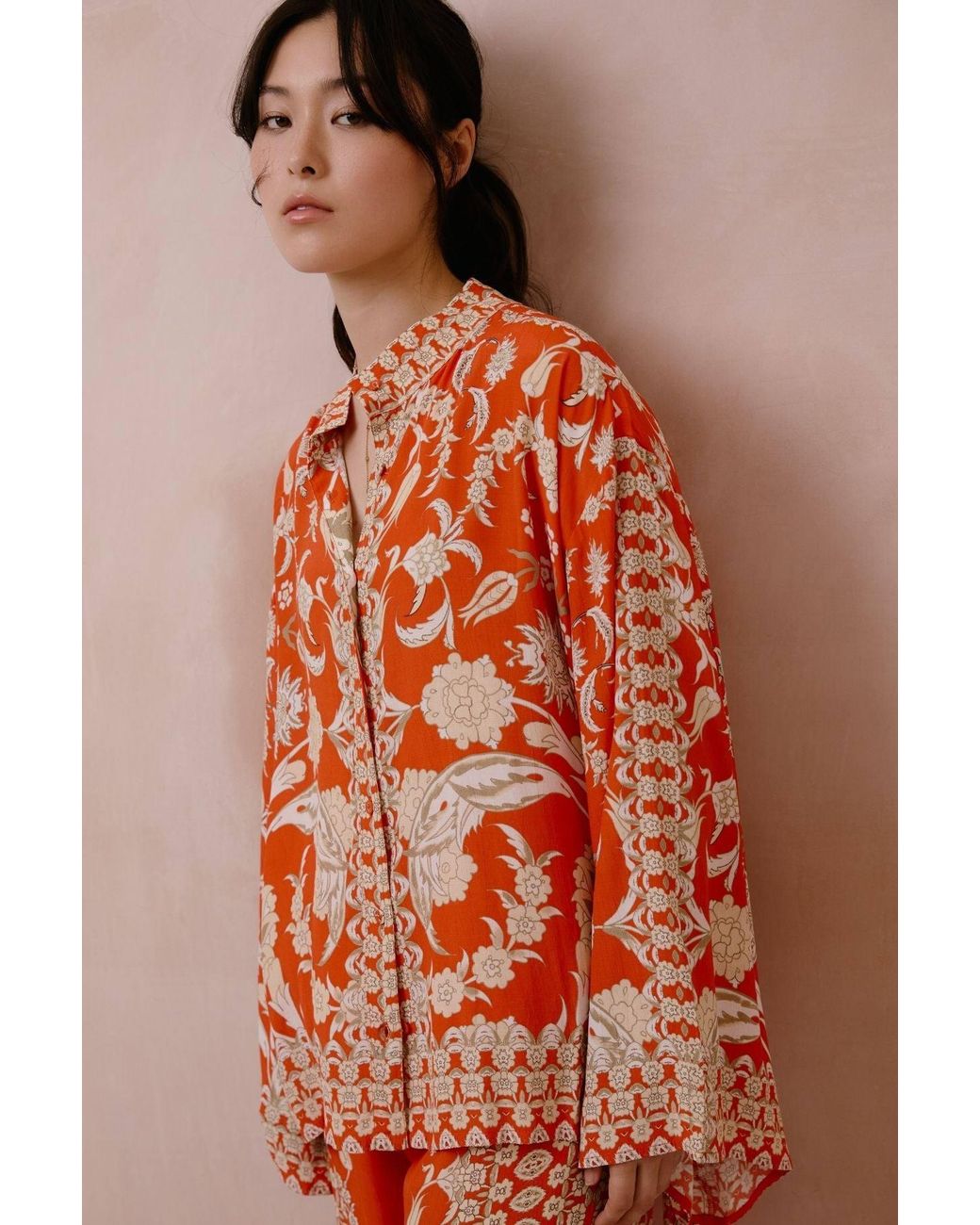 Raishma Orange Sapphira Shirt