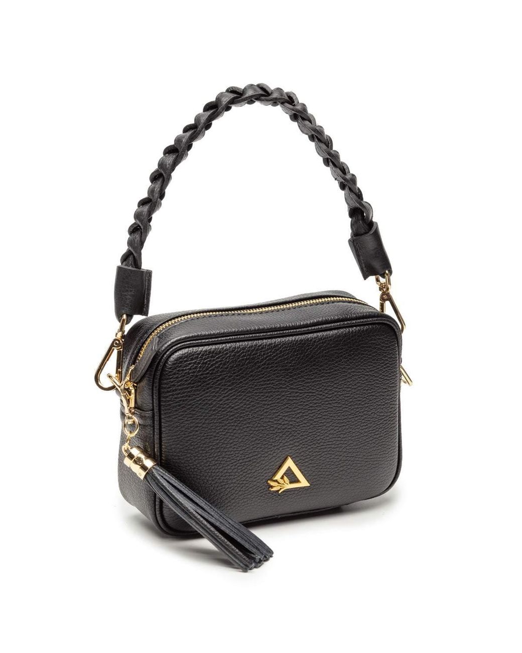 Hay Life Black Leather Camera Bag