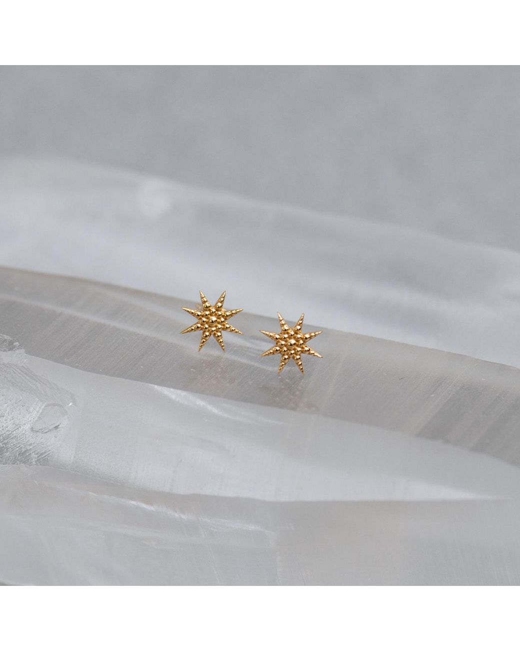 Zoe & Morgan Metallic Morning Star Stud Earrings