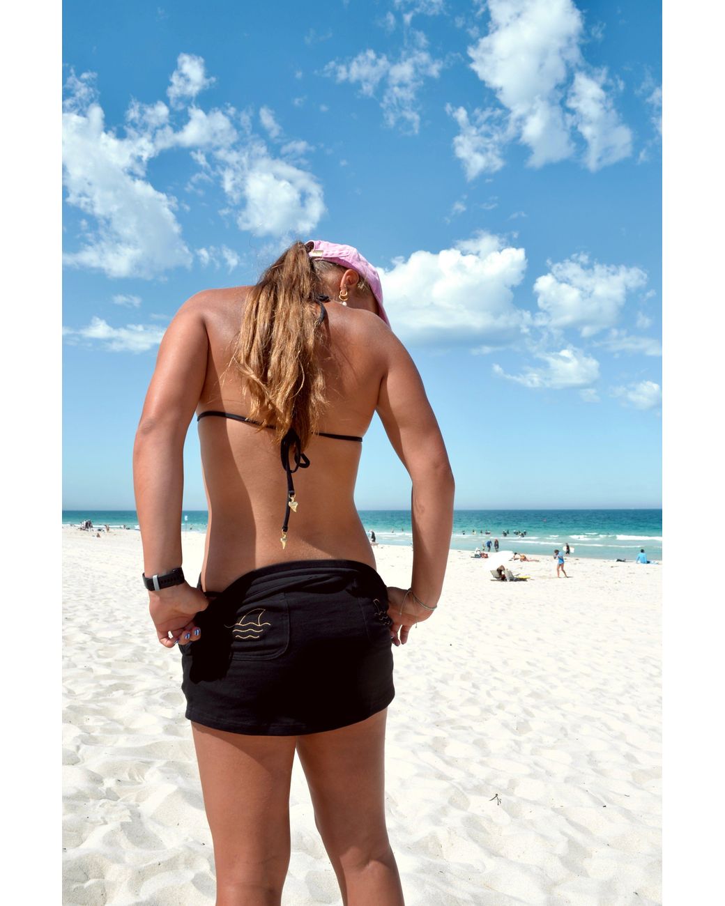 Made for It Black She Bites Mini Skort