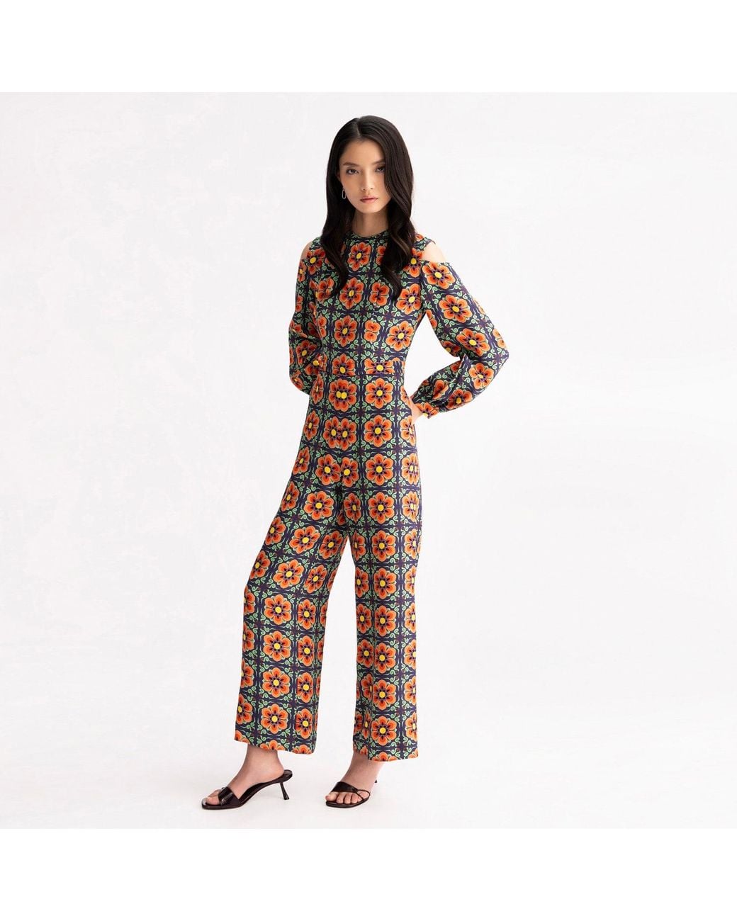 Emma Wallace Red Jie Jumpsuit