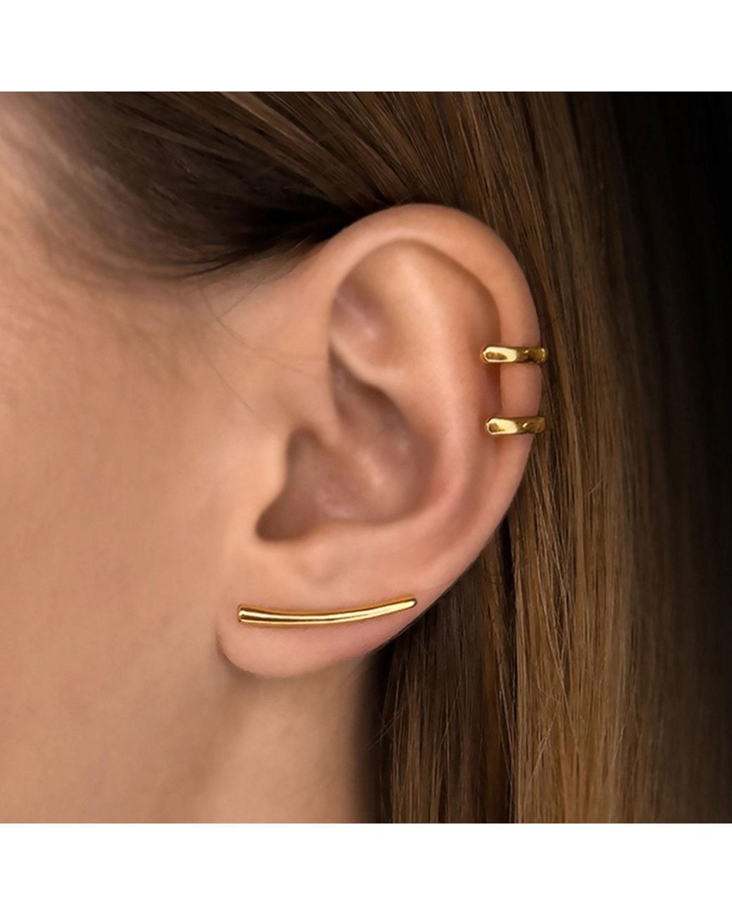 SALLY SKOUFIS Metallic Alchemy Ear Climber