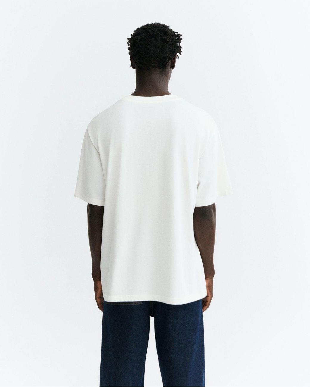 Thinking Mu White Yosigo Eric Oversize T-Shirt for men