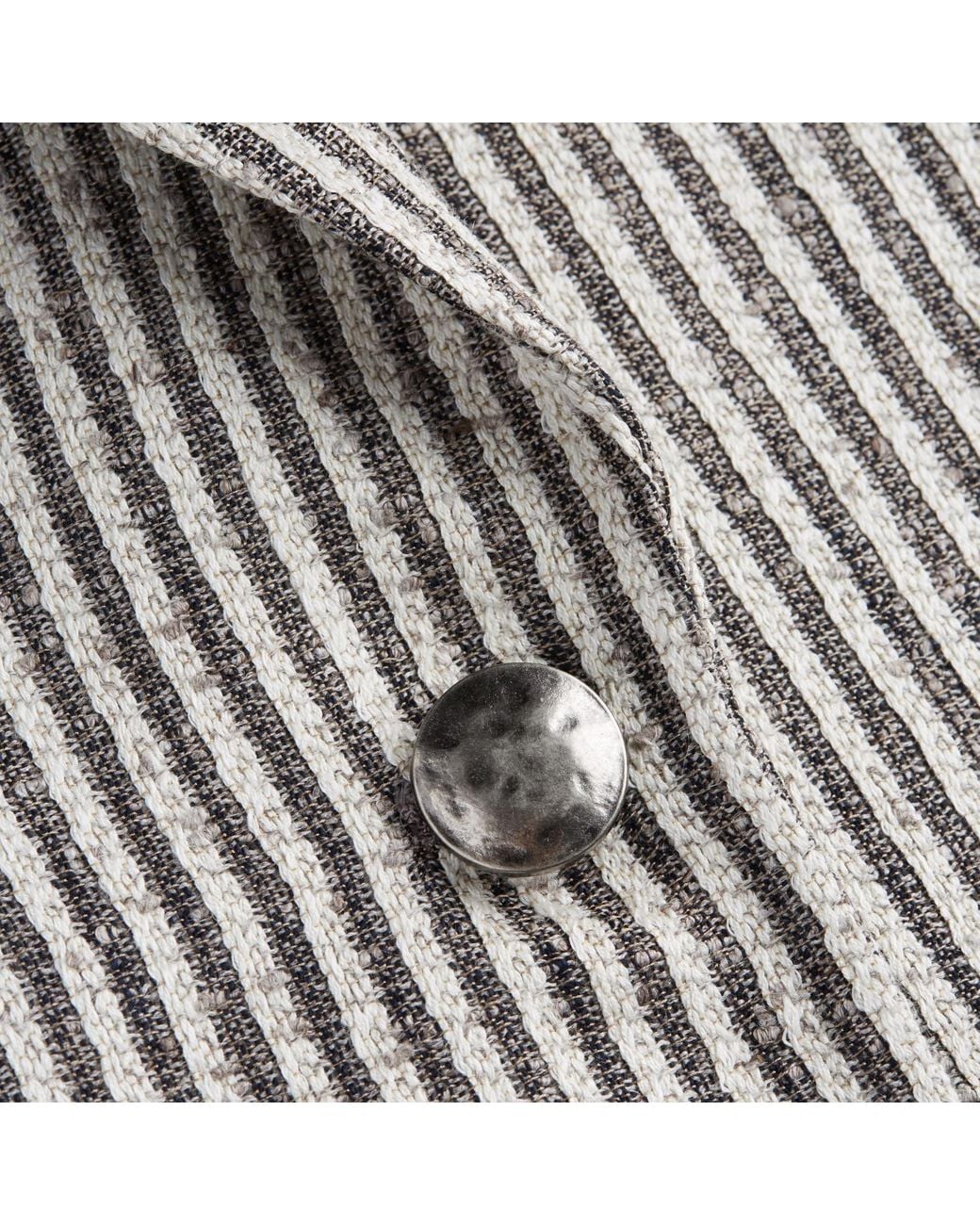 Vulto Gray Silk Linen Blazer