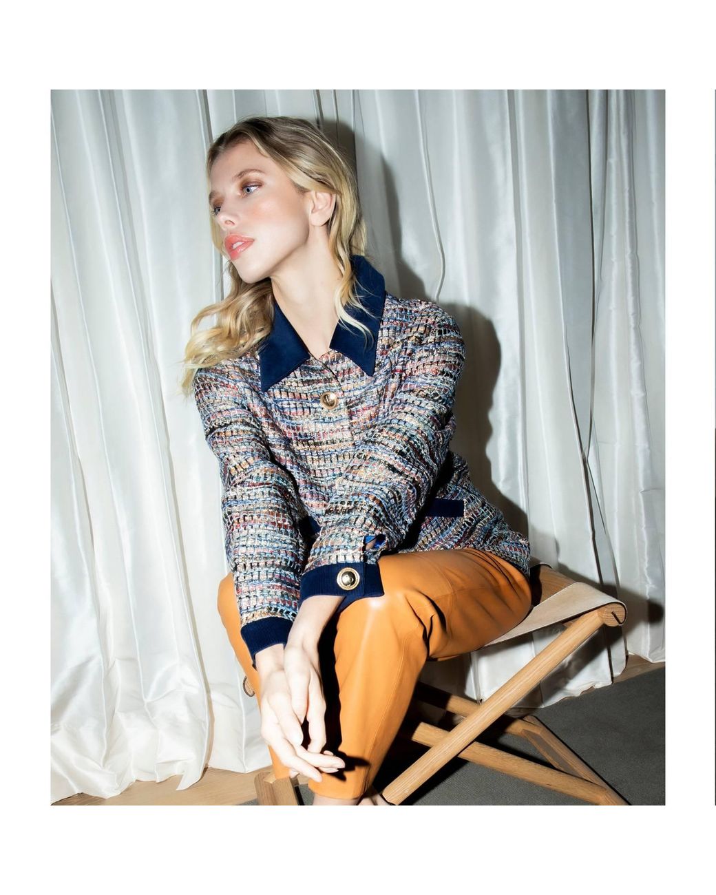 GeeGee Collection Blue Daphne Coat