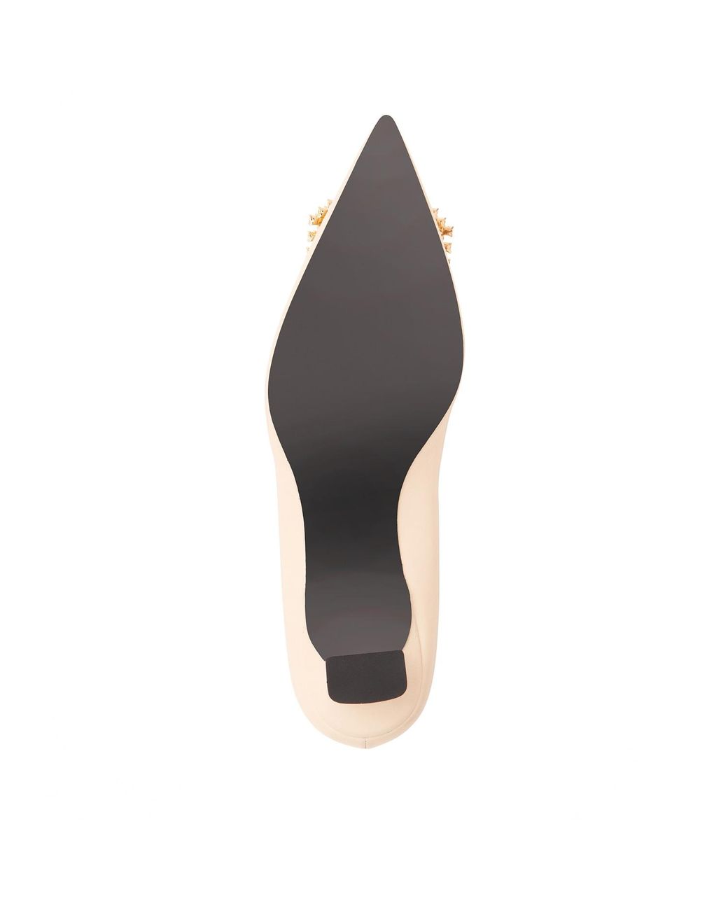 Beautiisoles by Robyn Shreiber Made in Italy Natural Neutrals Elsie Leather Dressy Low Heel Pump For Valentine Evening & Wedding Bridal