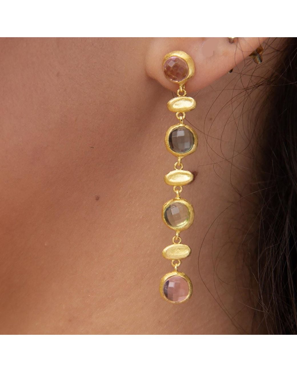 Marcia Moran Metallic Fila Earrings