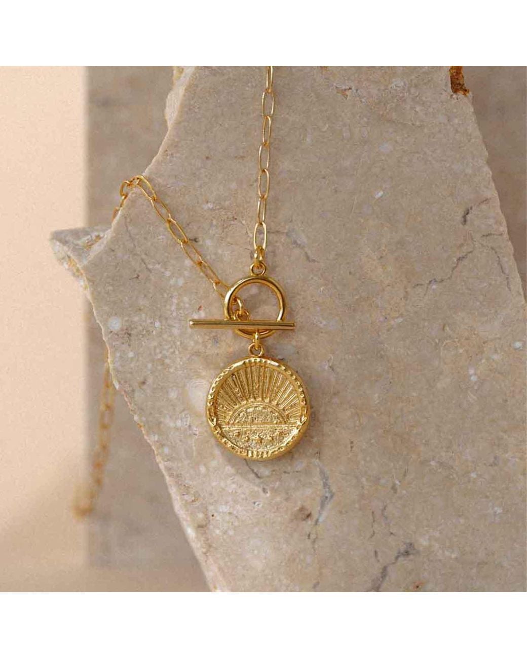 Formation Co. Jewellery Metallic Rising Sun Necklace