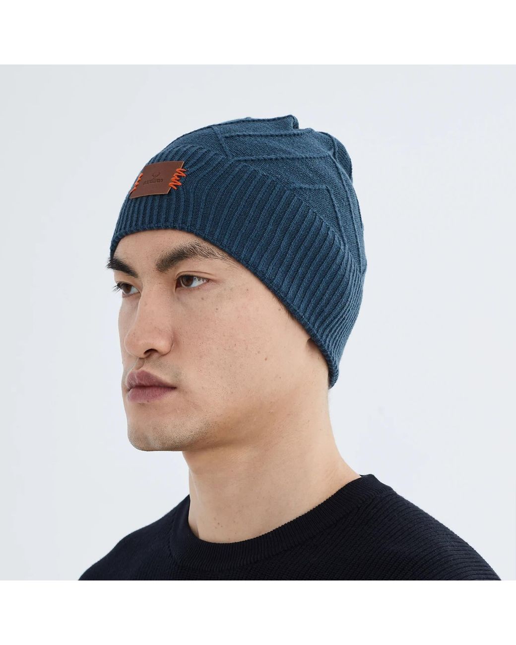 Norbron Blue Bonham Ocean Beanie for men