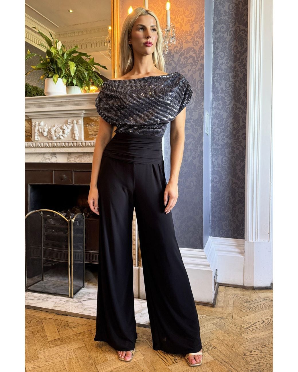 Atom Label Black Carbon Jumpsuit