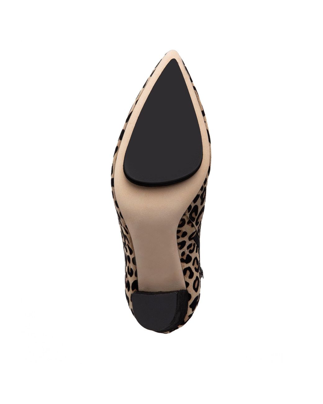 Beautiisoles by Robyn Shreiber Made in Italy Black Neutrals Tessa Animal Printed Suede Ankle Bootie Block Heel