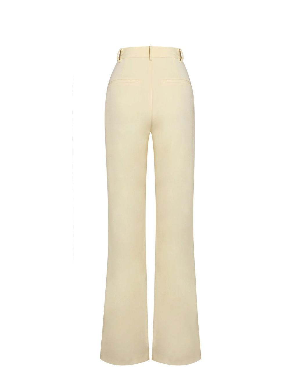 Miss Circle New York White Quinnie Butter Slim Suit Pants