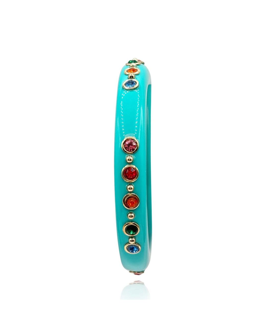 Michael Nash Jewelry Blue Holland Resin Studded Resin Bangle