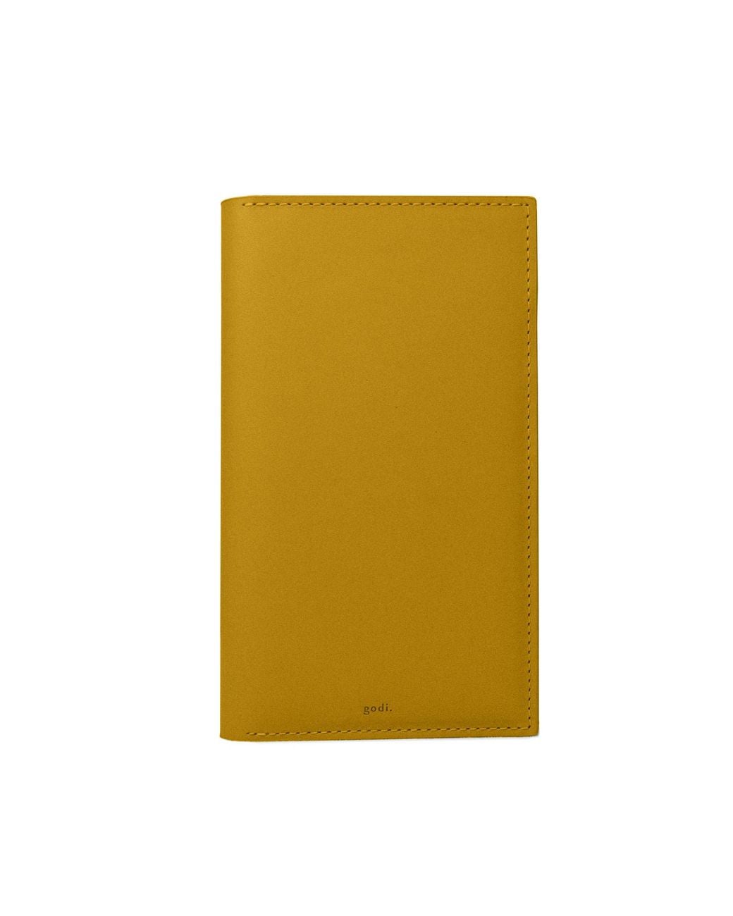 godi. Green Handmade Leather Passport & Travel Wallet for men