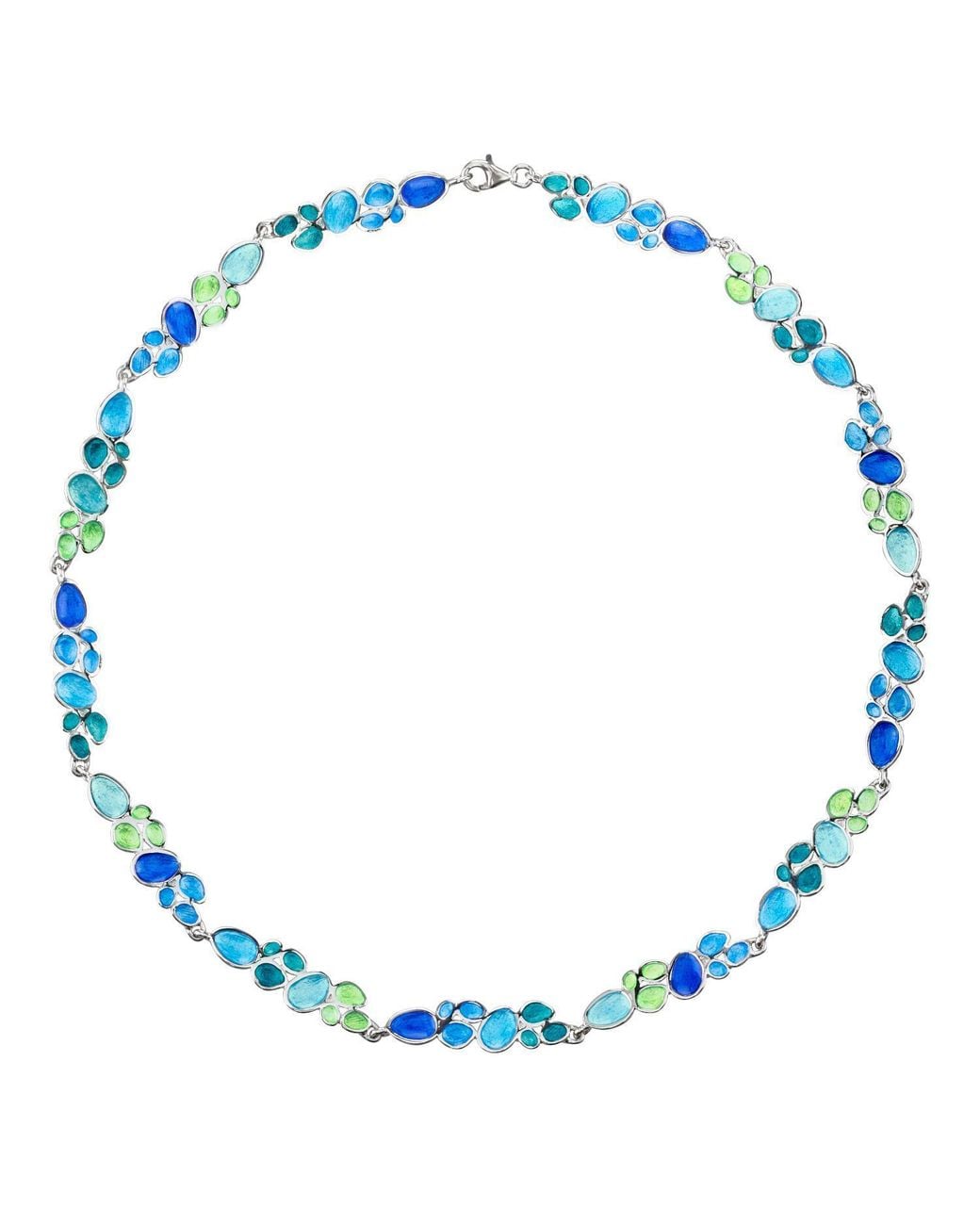 Joidart Blue Plated Necklace Gaudí Jewelry