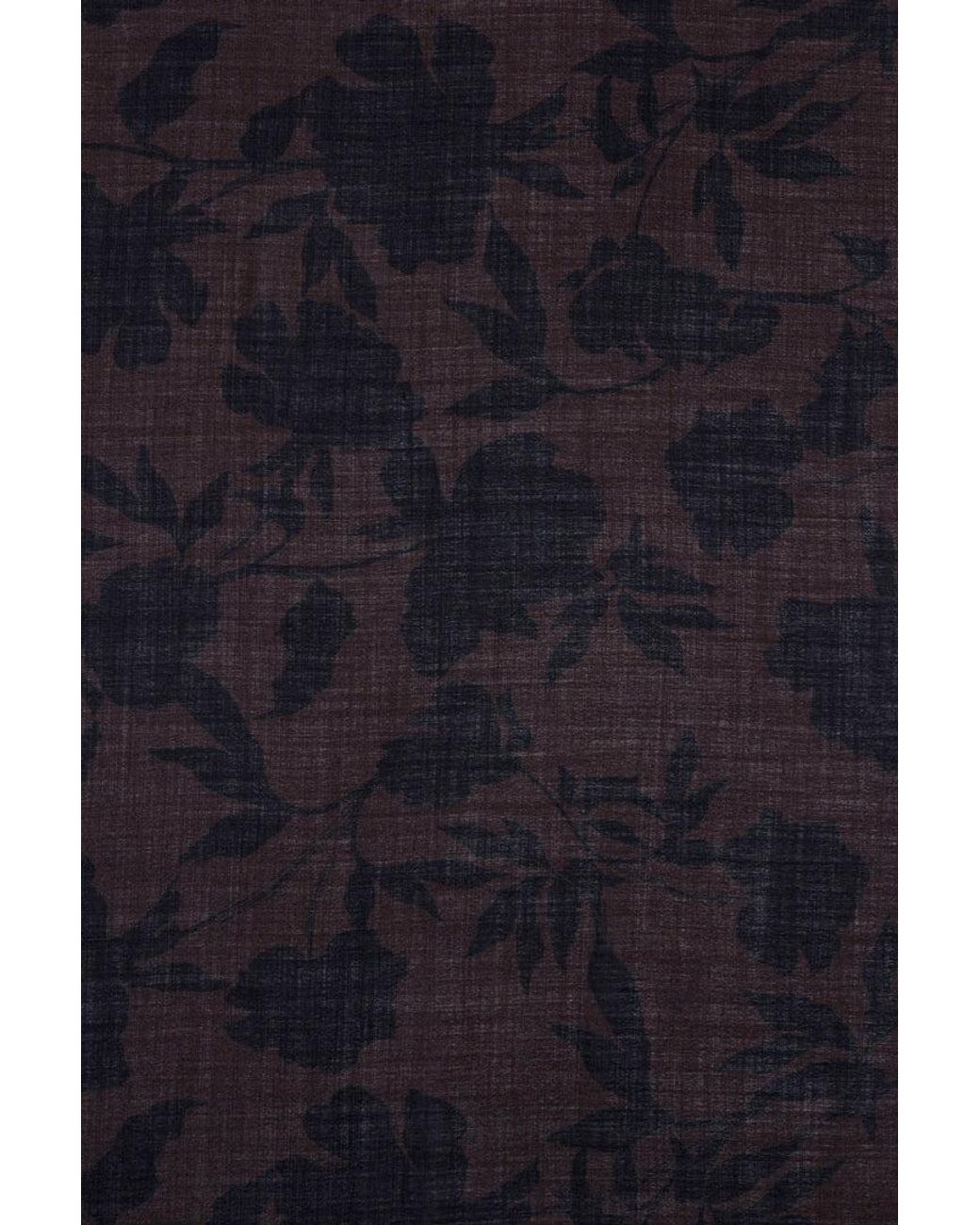 RainSisters Black Silk & Wool Scarf