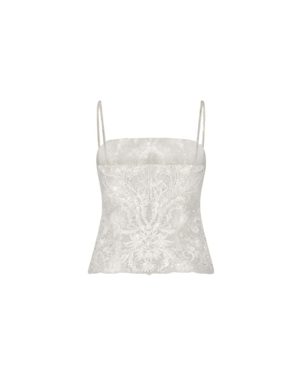 Scarlett Gasque White Bianca Top
