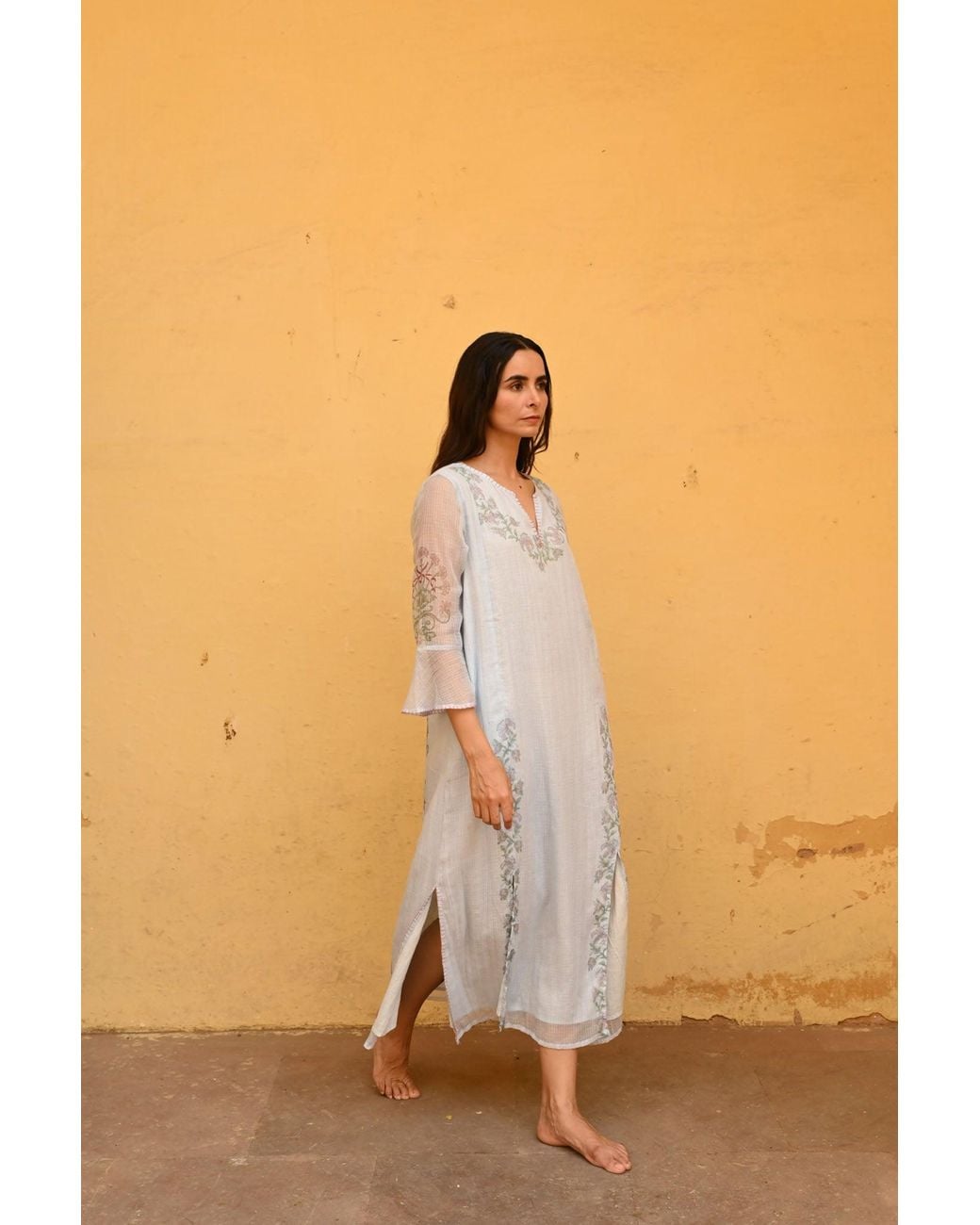 Liminal Blue Siena Kurta Dress