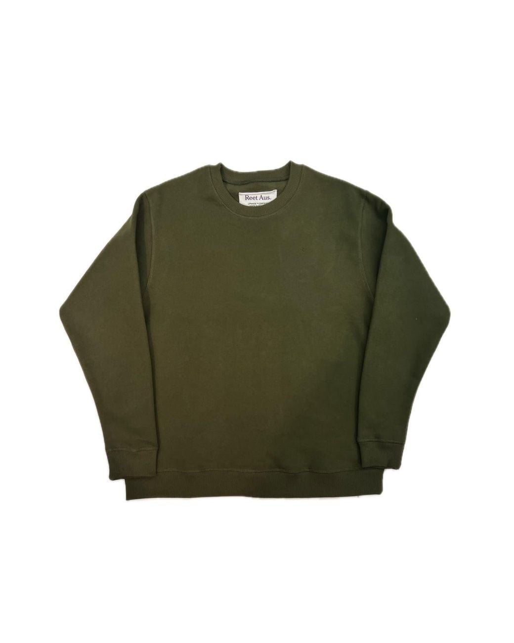 Reet Aus Green Basic Sweatshirt For for men
