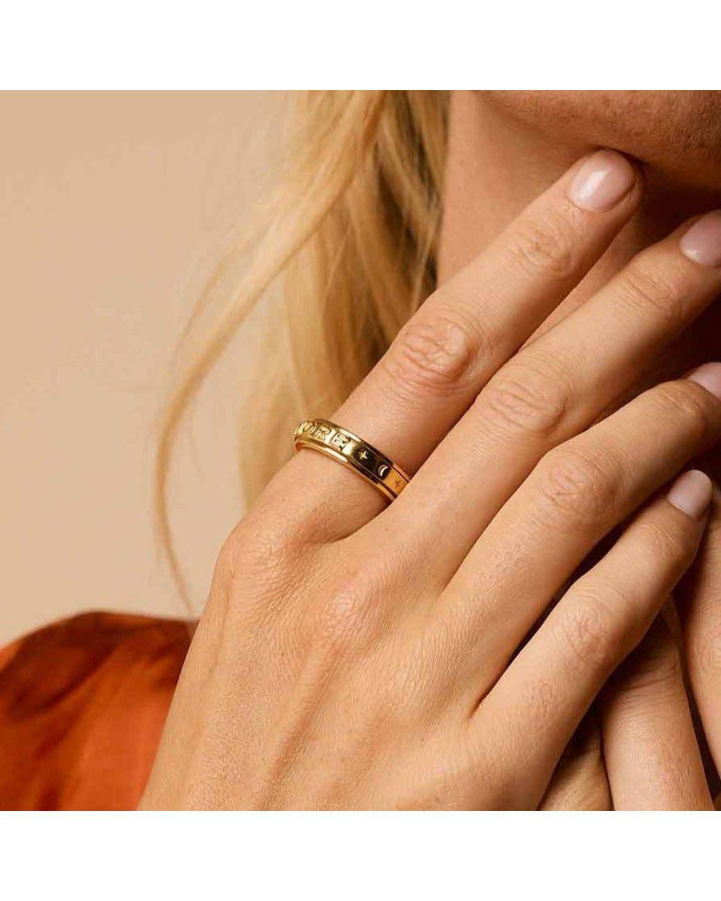 Charlotte's Web Jewellery Metallic Amore Vermeil Spinning Ring