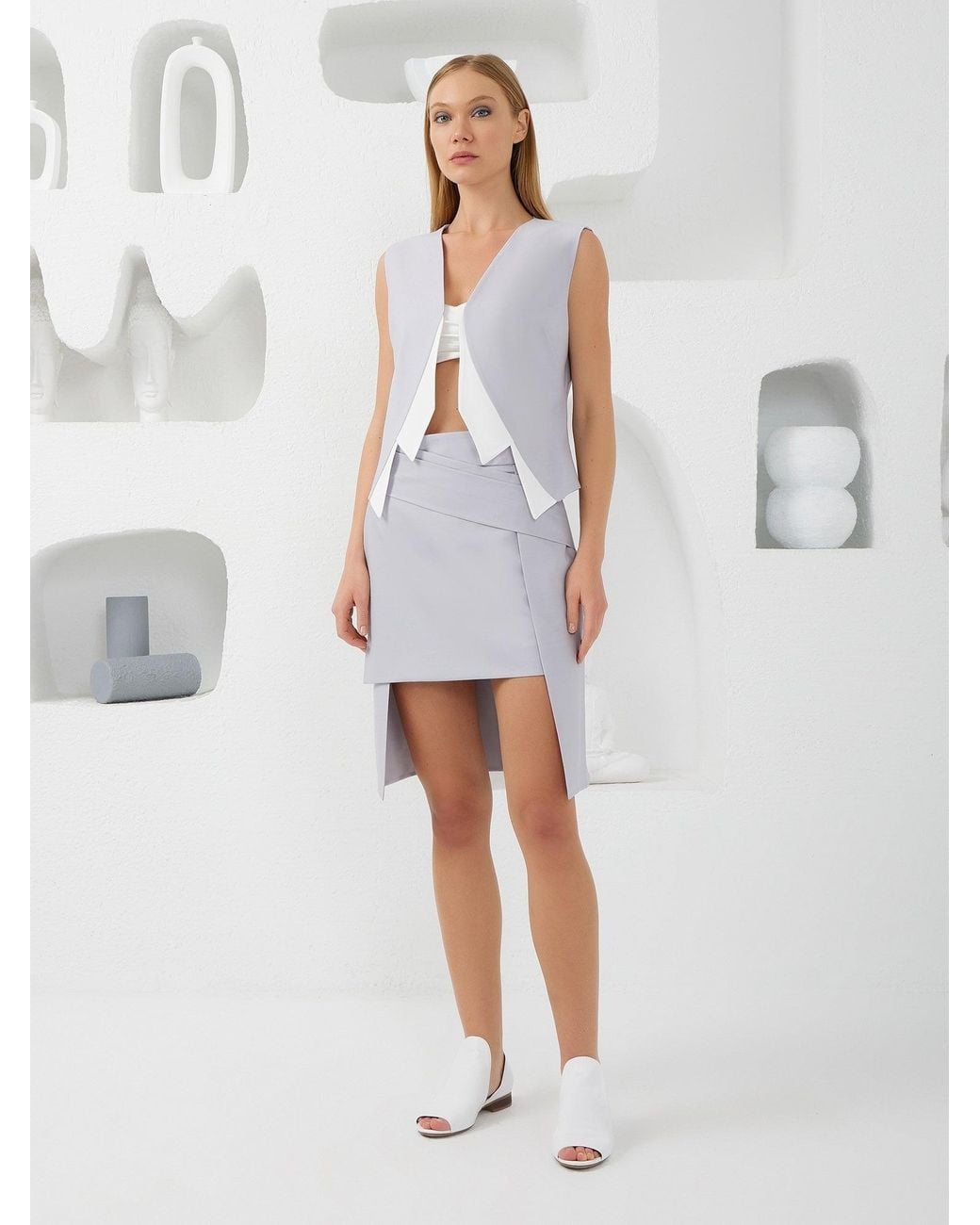 Lumina Eligma Purple The Refined Curve Skirt