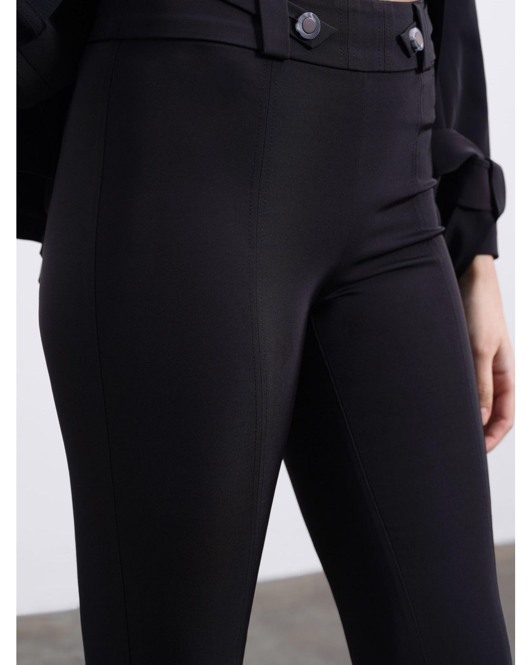 Sélone Black Juni Capri Trousers