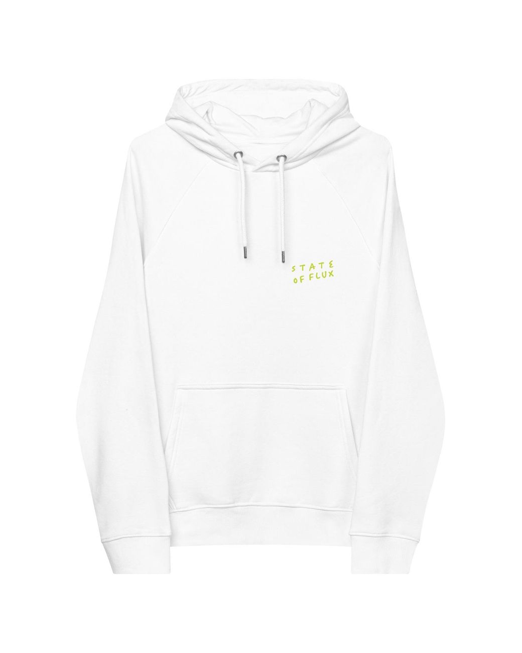 Anchor and Crew White Seventeen State Of Flux Editions Organic Cotton Hoodie