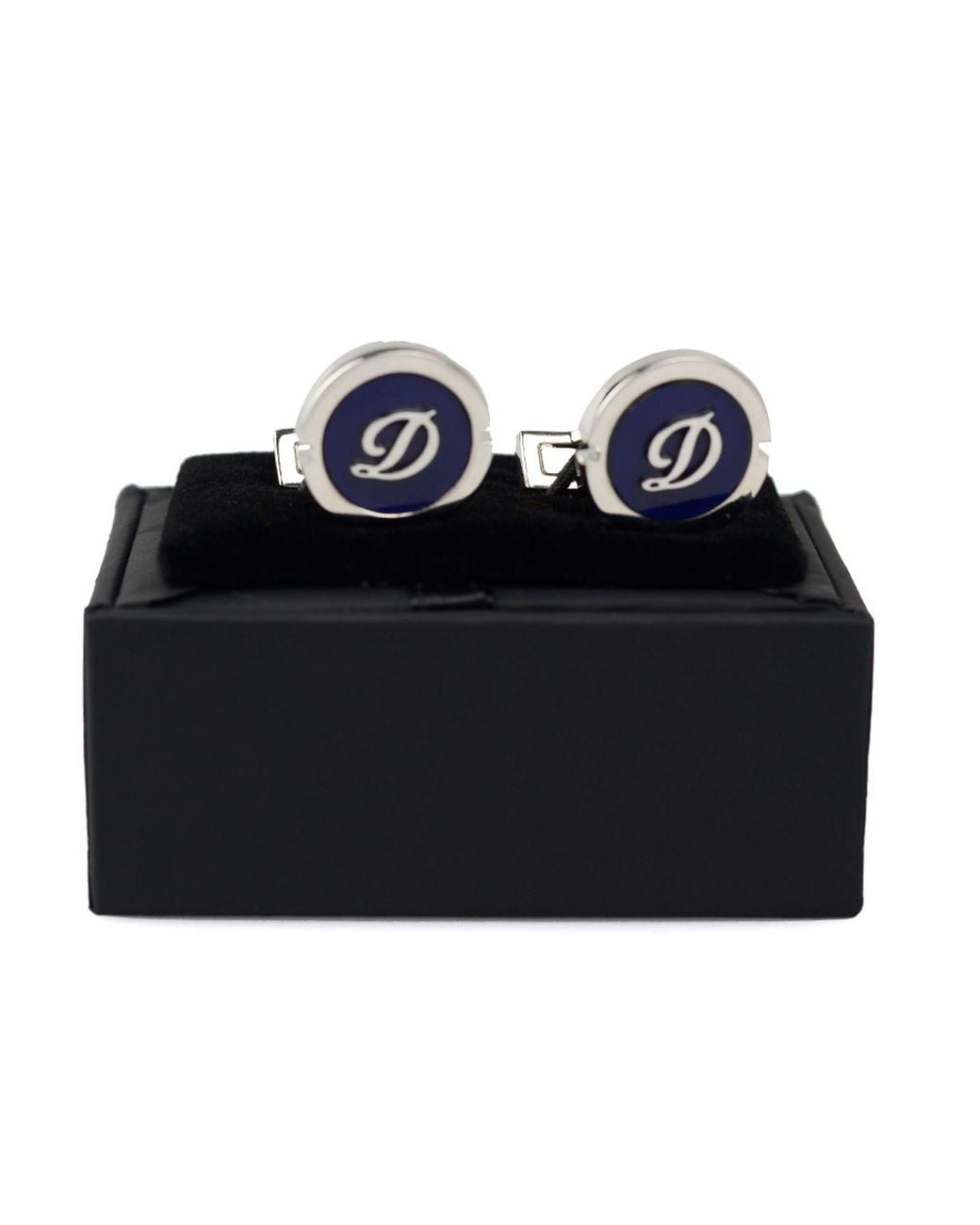 DAVID WEJ Blue D- Cufflinks – for men