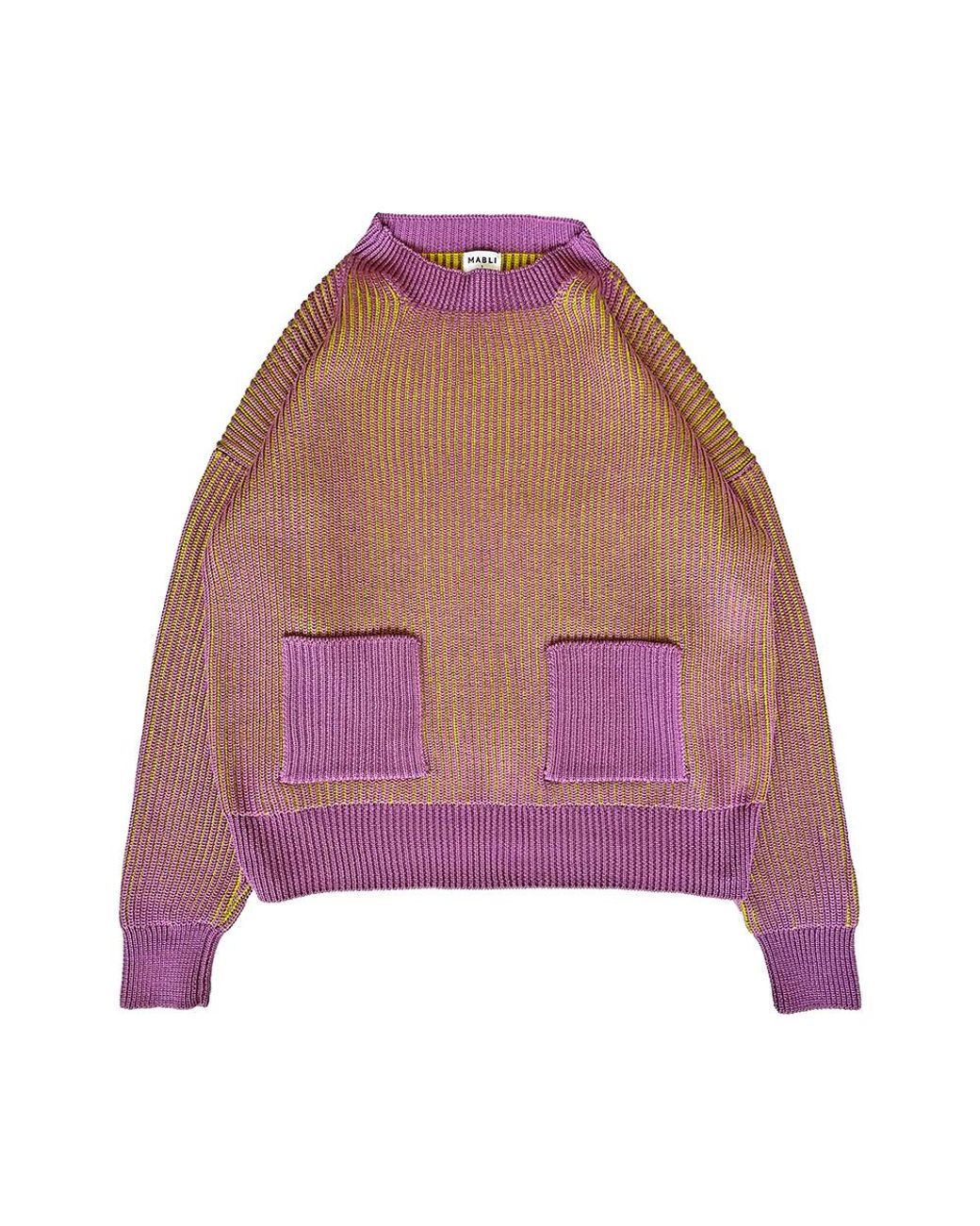 Mabli Purple Ffyn Pullover