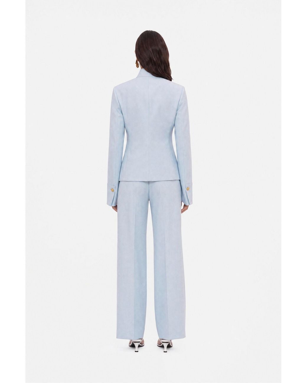 Nocturne Blue Wide Leg Trousers