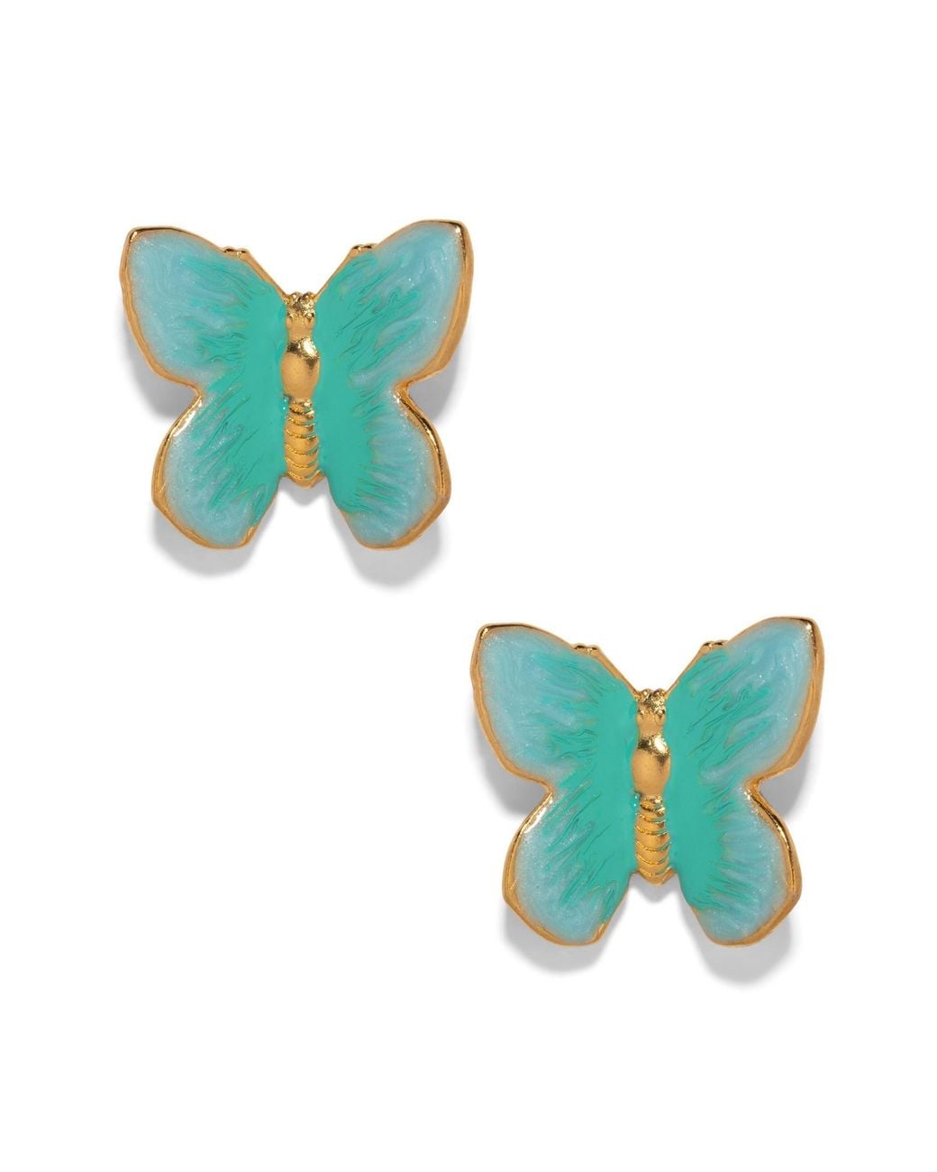 The Pink Reef Blue Small Sea Glassine Butterfly