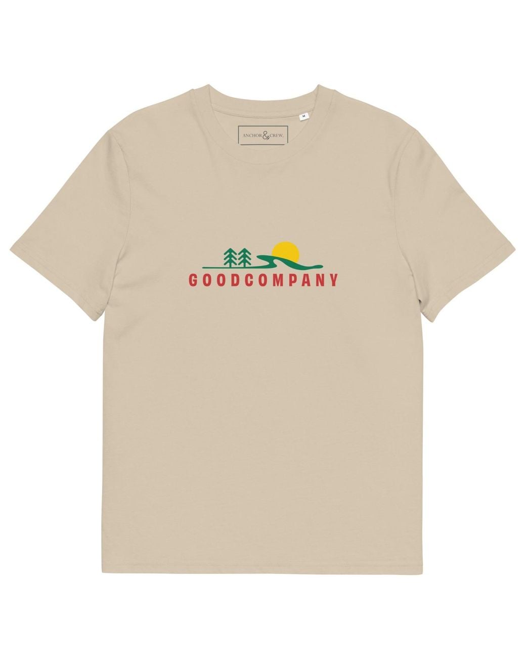 Anchor and Crew Natural Neutrals Desert Dust Good Company Supply Organic Cotton T-Shirt