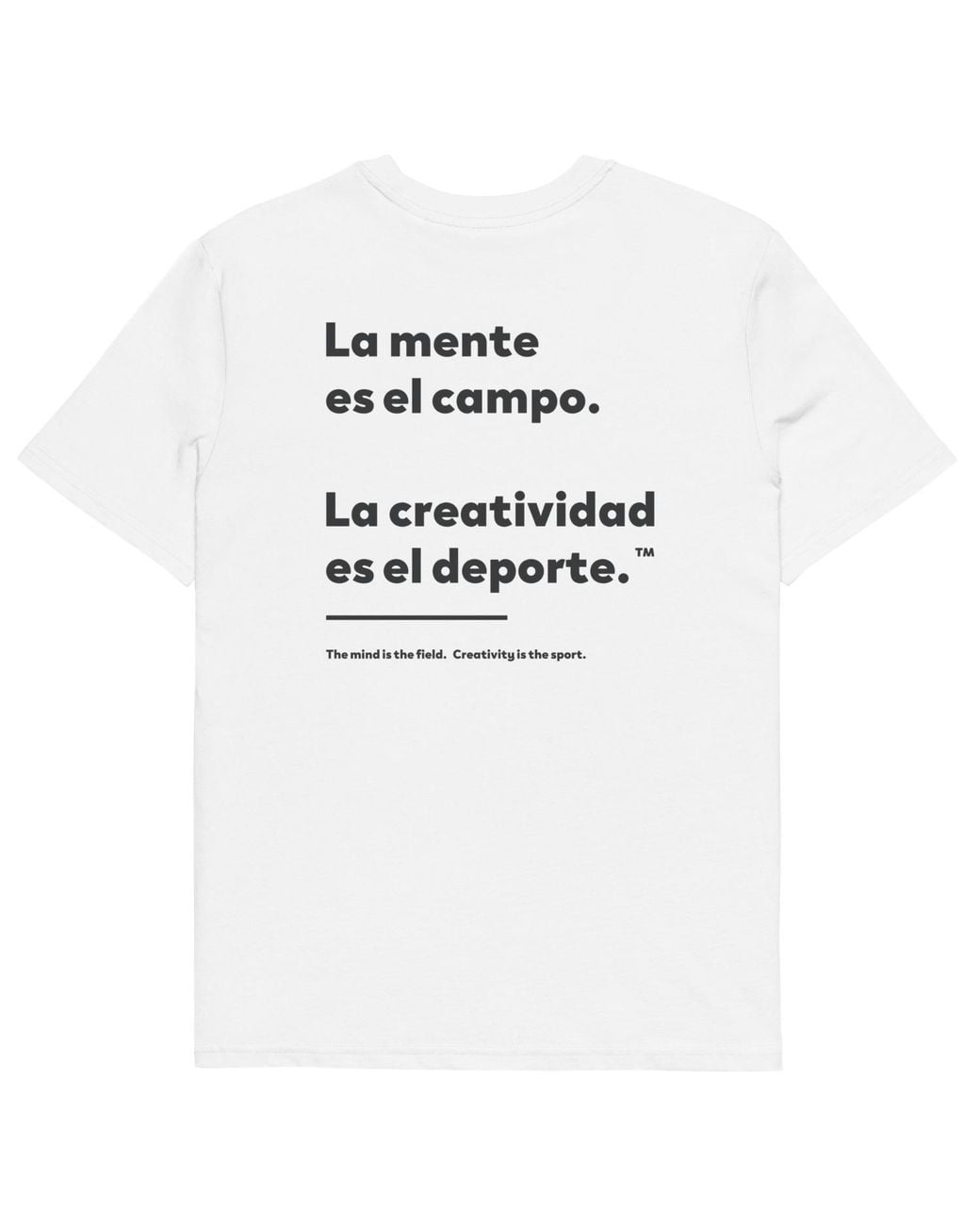 Anchor and Crew White Creativity Is The Sport Creative Standard Organic Cotton T-Shirt