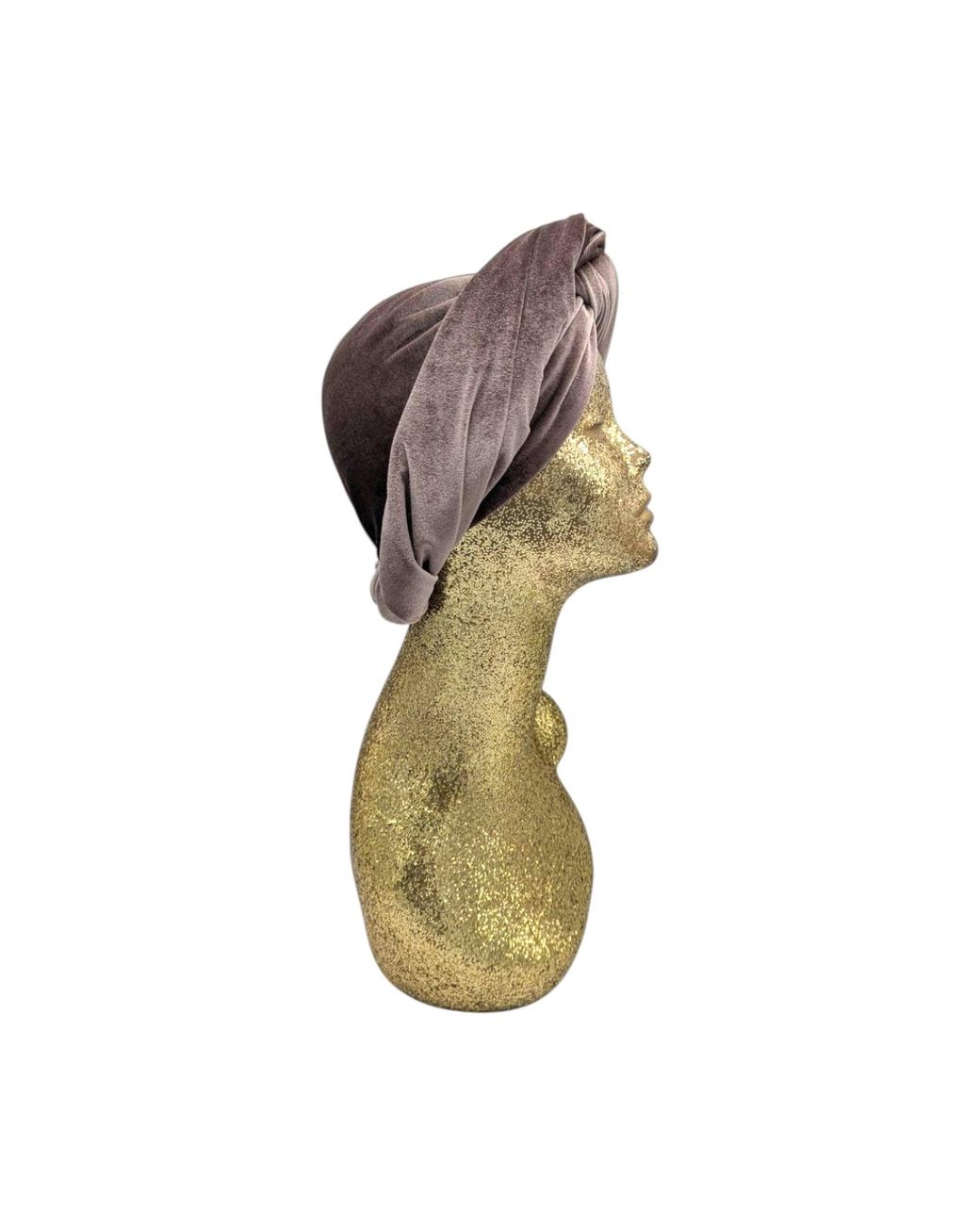 Julia Clancey Brown Classic Madam Mink Turban