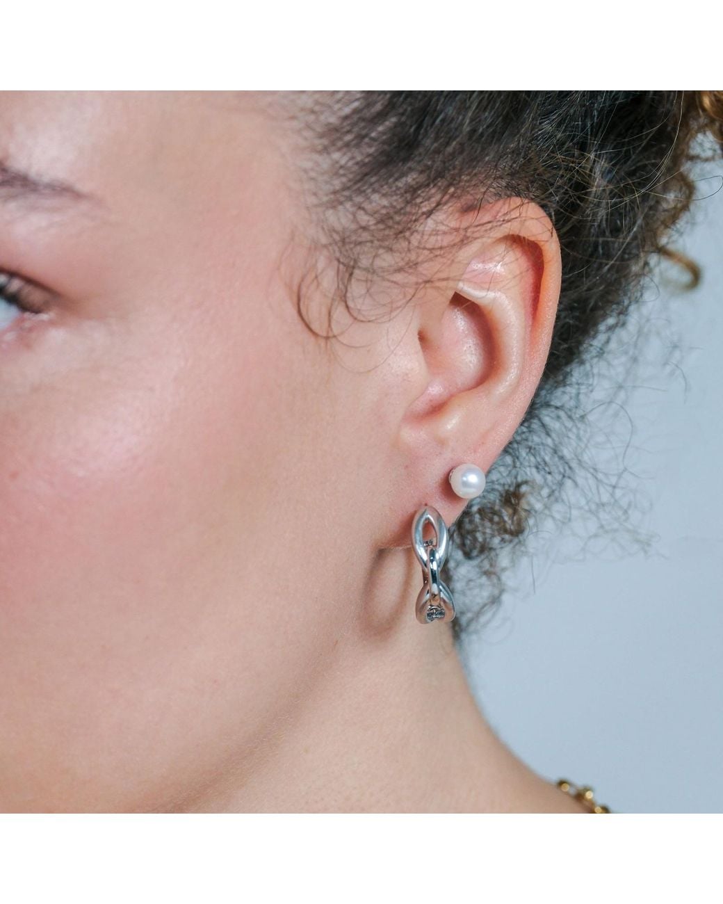 Onia Metallic Citrus Hoops