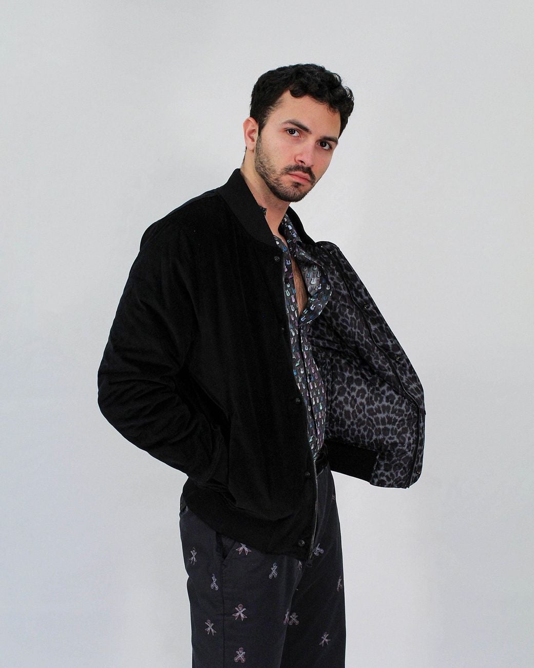 Lords of Harlech Gray Don Reversible Jacket for men