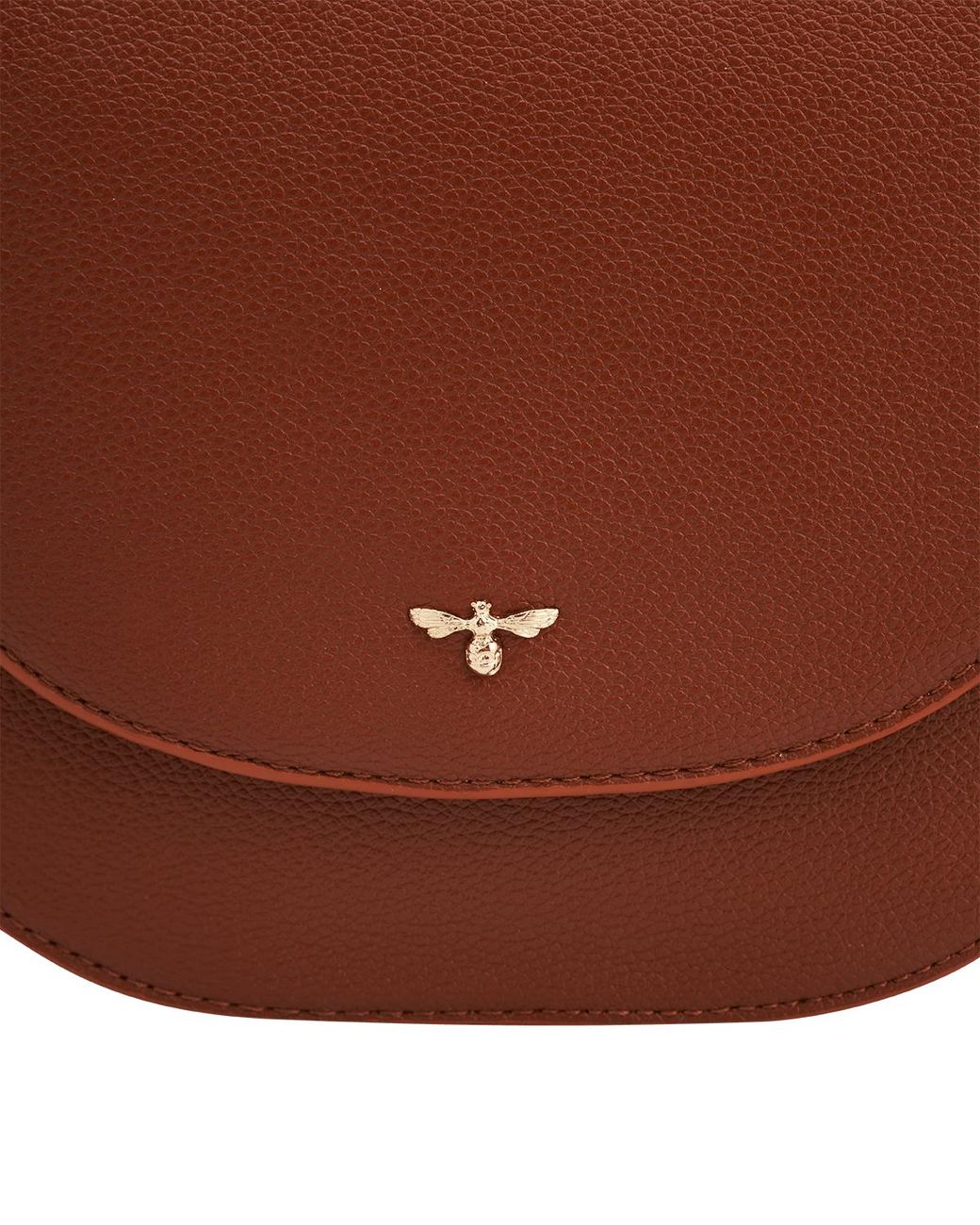 Fable England Brown Beth Saddle Crossbody Bag
