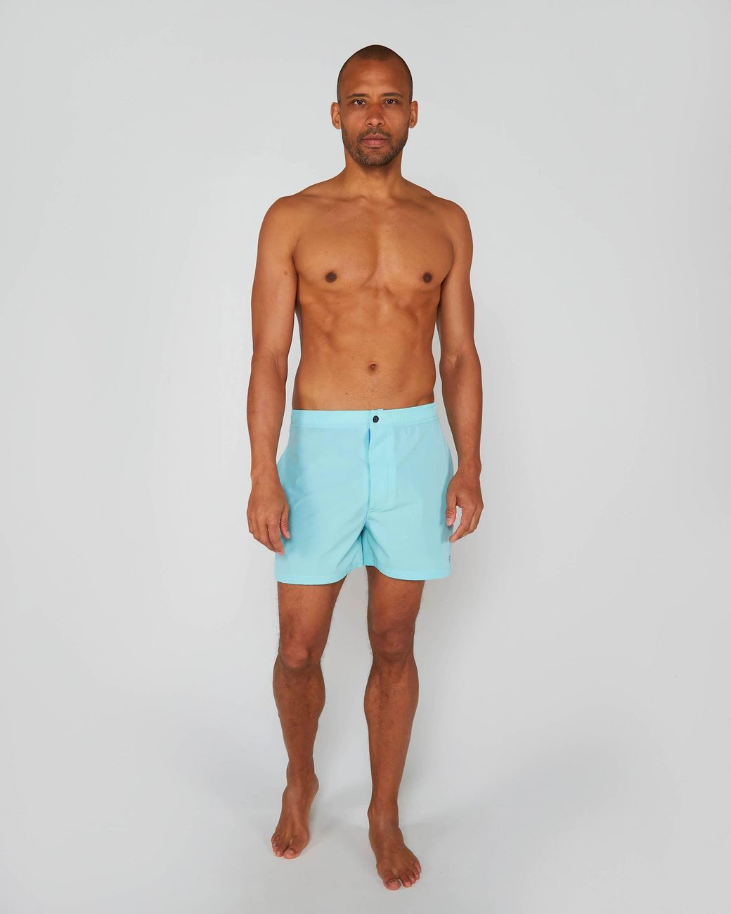 Lords of Harlech Blue Quack Swim Short for men