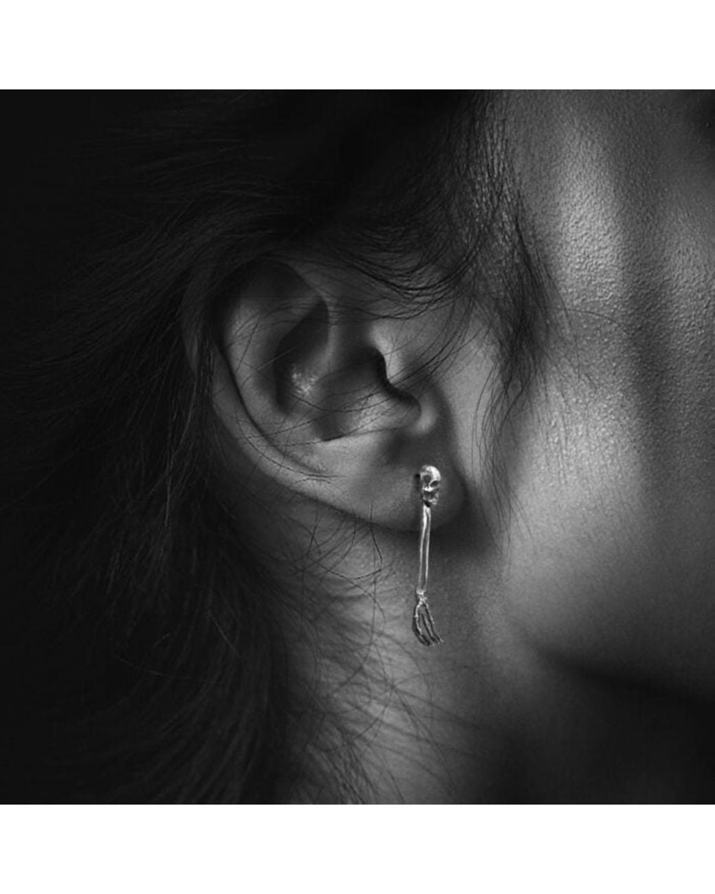 The Jewellery Store London Black Mystic Hand Earrings