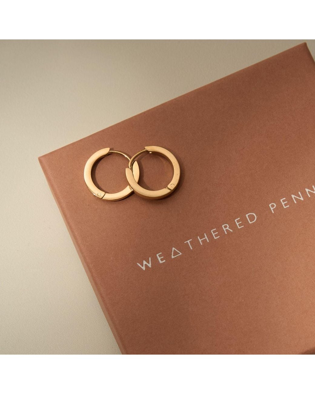 A Weathered Penny Metallic Nala Hoops
