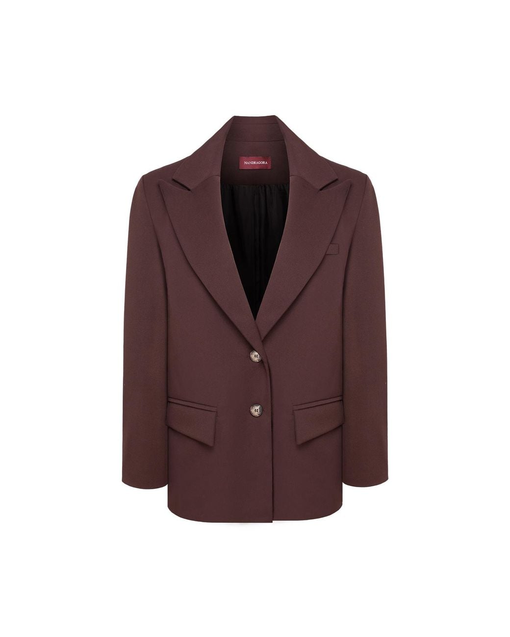 Mandragora Brown Oversized Blazer Estra