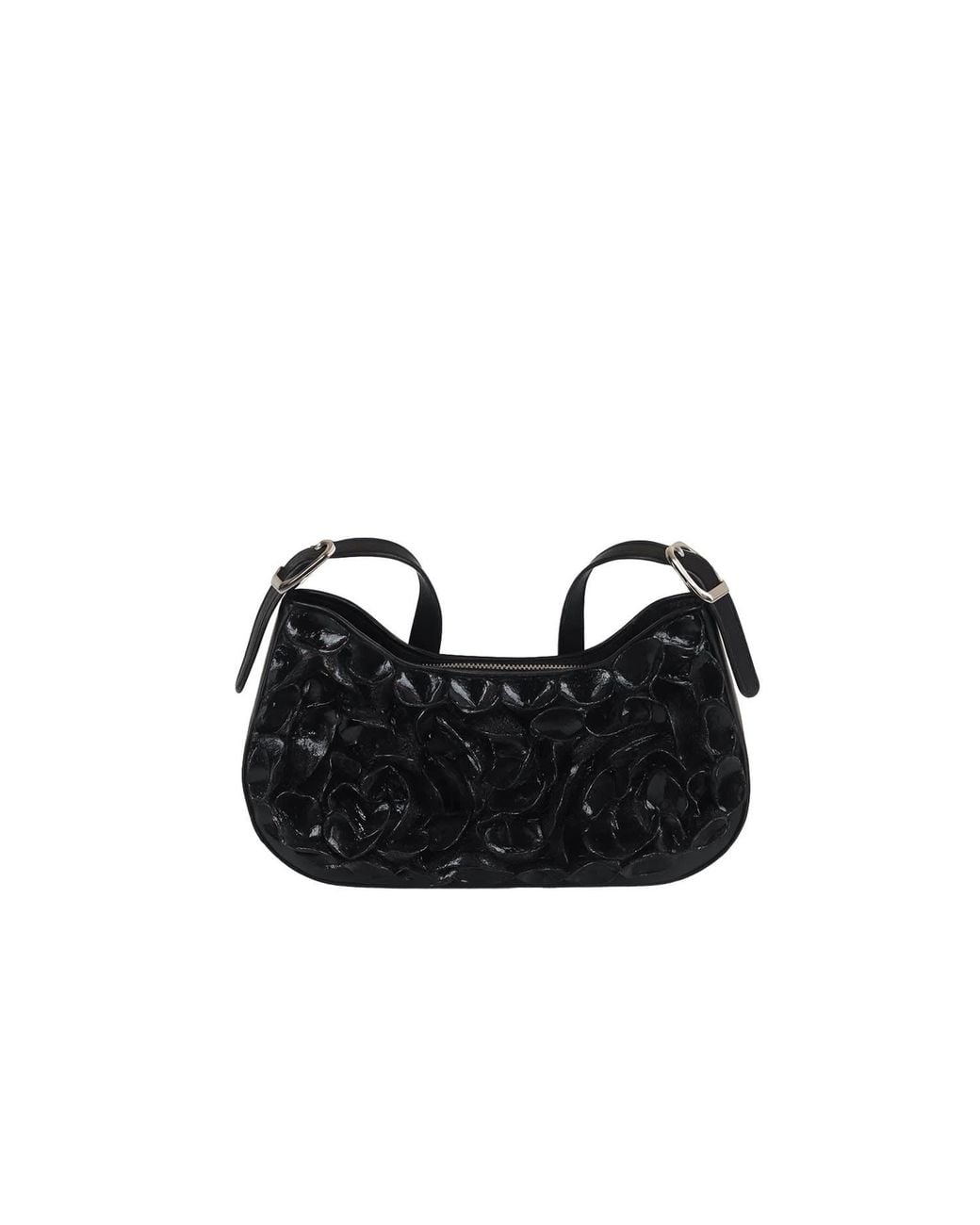 F3Rog by Rana Black Baguette Coral Bag