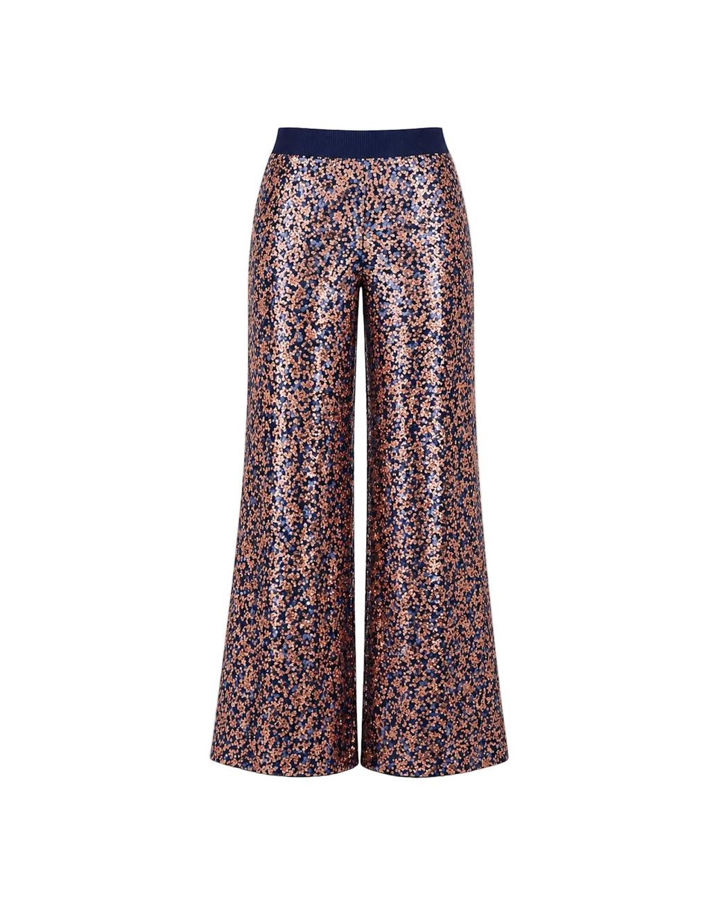 Lumina Eligma Red Ember Flare Sequin Pants