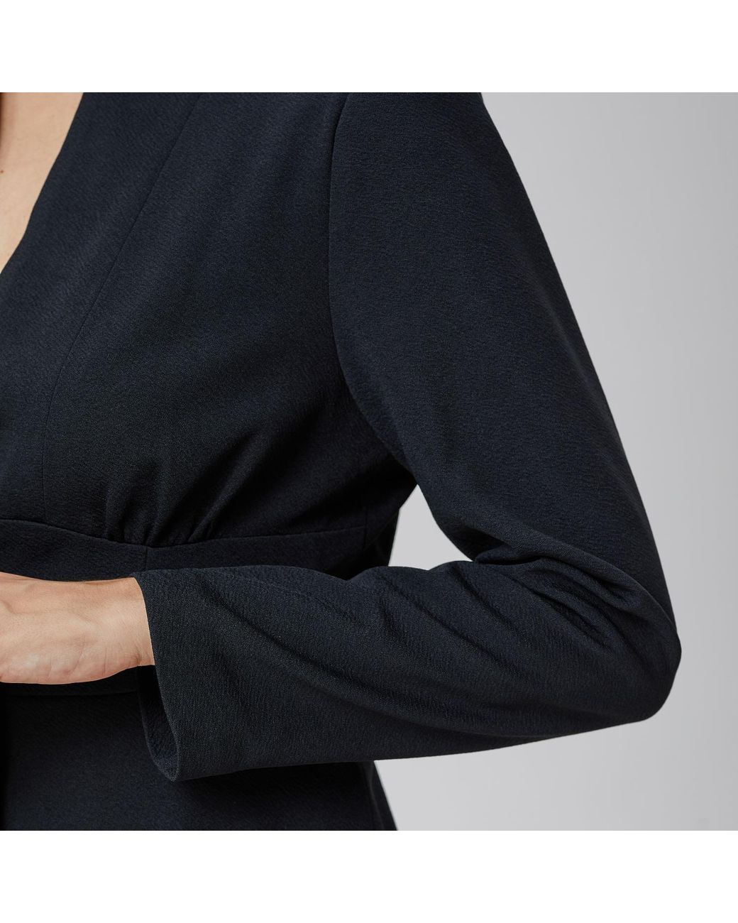Smart and Joy Black Fit-And-Flare Blazer