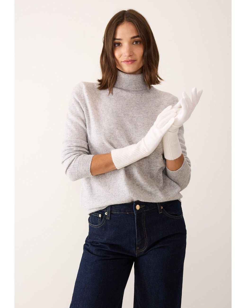 Loop Cashmere Natural Cashmere Glove