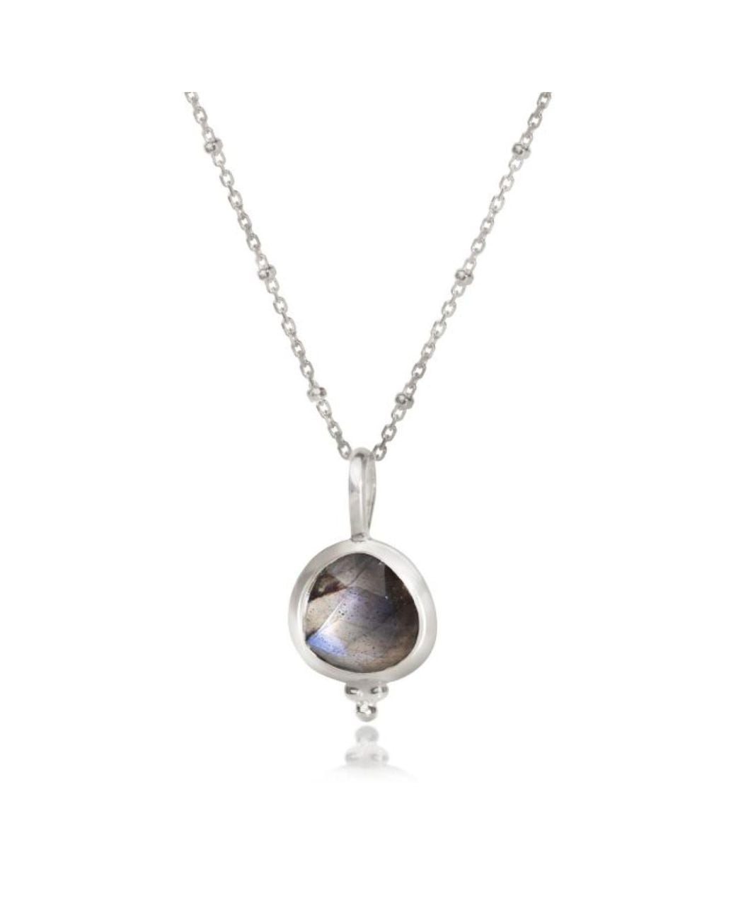 The Jewellery Store London Metallic Labradorite 'You Are Loved' Necklace
